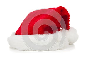 Santa Claus hat on a white background