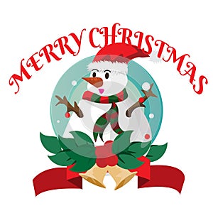 Santa claus Hello Merry Christmas Collection Logo icon vector illustrations