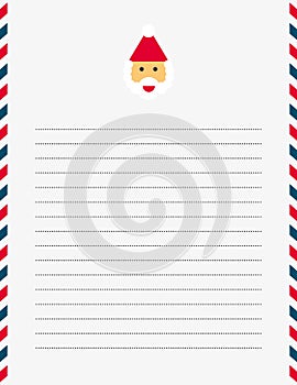 Santa Claus letter template