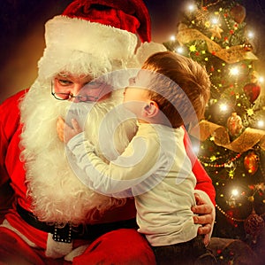 Santa Claus and Little Boy