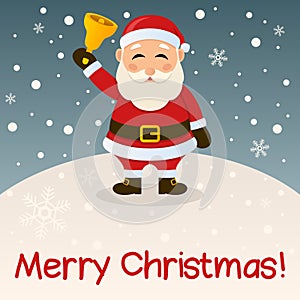 Santa Claus Merry Christmas Card