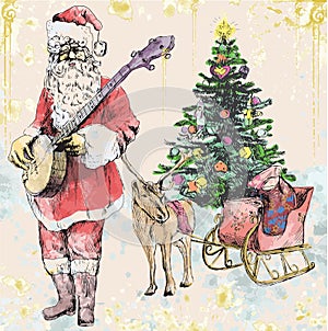 Santa Claus musician