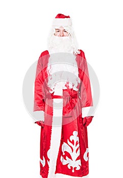 Santa Claus, Russian Ded Moroz. Isolated on white background