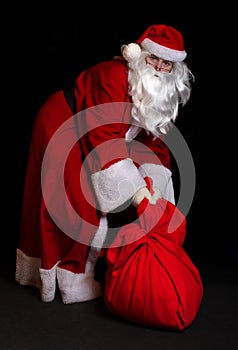 Santa Claus with a sac