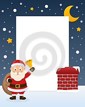 Santa Claus with Sack of Gifts Frame