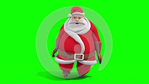 SANTA CLAUS Sad Walkcycle Loop 3d Animation