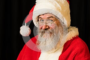 Santa claus shoulder portrait