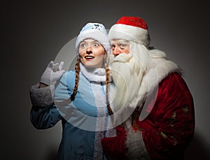 Santa Claus and Snow Maiden