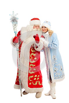 Santa Claus and Snow Maiden