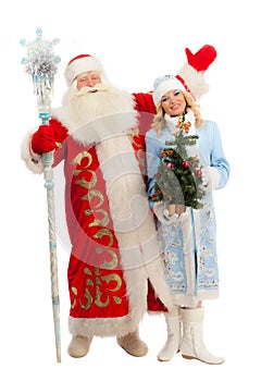 Santa Claus and Snow Maiden