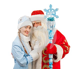 Santa Claus and Snow Maiden