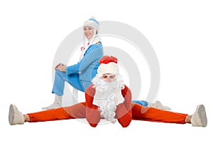 Santa Claus and the Snow Maiden of yoga.