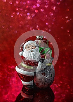 Santa Claus toy .Christmas and New Year decoration.