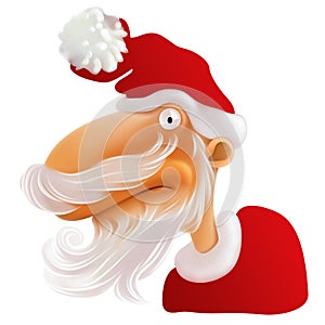 Santa Claus with white Beard