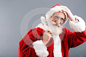 Santa Claus With A White Beard
