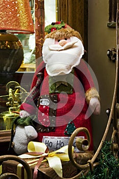 Santa Claus on the window sill