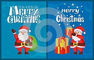 Santa Claus Winter Holidays Adventures Vector