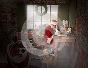 Santa Claus Workshop, Toyshop, North Pole