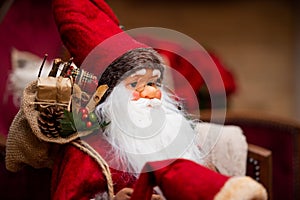 Santa Clause. Christmas decor. Details.