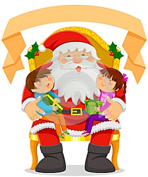 Santa clause and kids