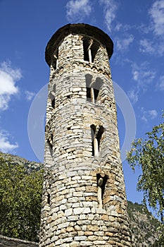 Santa Coloma church of pre-Romanesque structure at Andorra