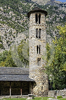 Santa Coloma church of pre-Romanesque structure at Andorra