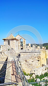 the Santa Creu castle in Calafell, Costa Dorada, Tarragona photo