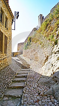 the Santa Creu castle in Calafell, Costa Dorada, Tarragona photo