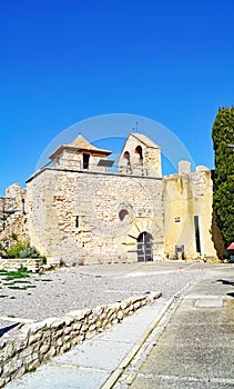 the Santa Creu castle in Calafell, Costa Dorada, Tarragona photo