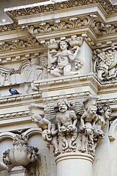 Santa Croce baroque church in Lecce