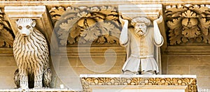 Santa Croce baroque church in Lecce photo