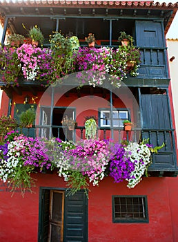 Santa Cruz de La Palma colonial house facades