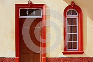 Santa Cruz de La Palma colonial house facades