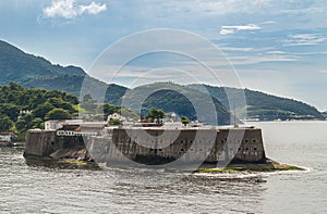 Santa Cruz fortification at entrance of Guanabara bay, Rio de Janeiro, Brazil