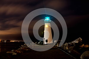 Santa Cruz Lighthouse on a Friday Night