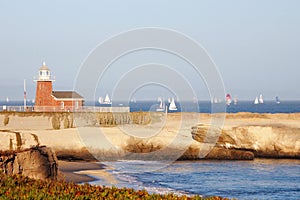 Santa Cruz Lighthouse and Surf Museum California