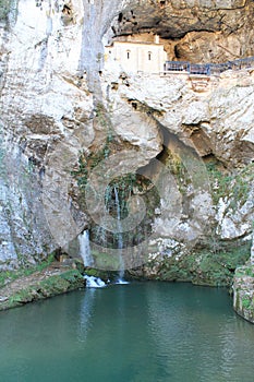 Santa Cueva de Covadonga, Cangas de OnÃÂ­s, Spain photo