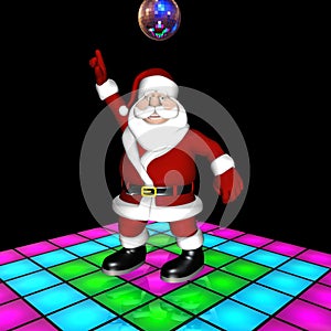Santa Disco Dancing