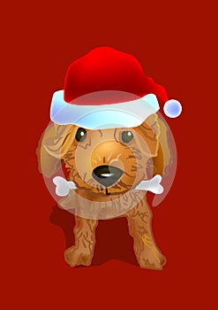 Santa doggy