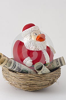 Santa duck Savings for Christmas