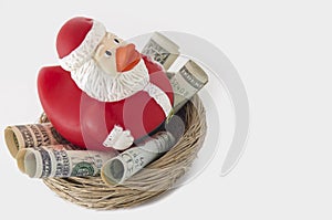 Santa duck Savings for Christmas