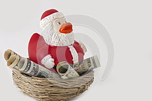Santa duck Savings for Christmas