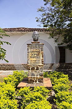 Santa Fe de Antioquia, Antioquia, Colombia - Sculpture of Fernando Gomez Martinez photo
