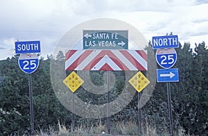 Santa Fe or Las Vegas sign