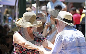 A Couple Dances to the Band Manzanares in Santa Fe