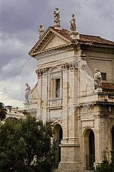 Santa Francesca Romana is a Roman Catholic church in Rome, Italy, located near the Roman Forum on the Rione Campitelli.