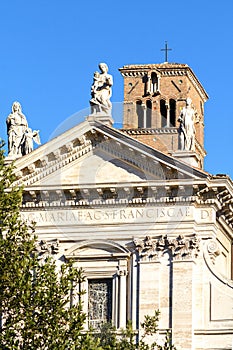 Santa Francesca Romana. Santa Maria Nova. Medieval church in the Roman Forum. Rome. Italy