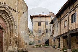 Santa Gadea del Cid. Medieval town in Spain, north of Burgos. Castilla and Leon