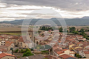 Santa Gadea del Cid. Medieval town in Spain, north of Burgos. Castilla and Leon