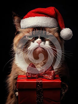 Santa Grumpy Cat